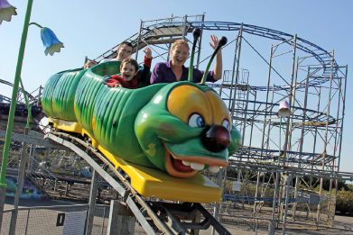 Mom and Son in having fun in Milky Way Adventure Park